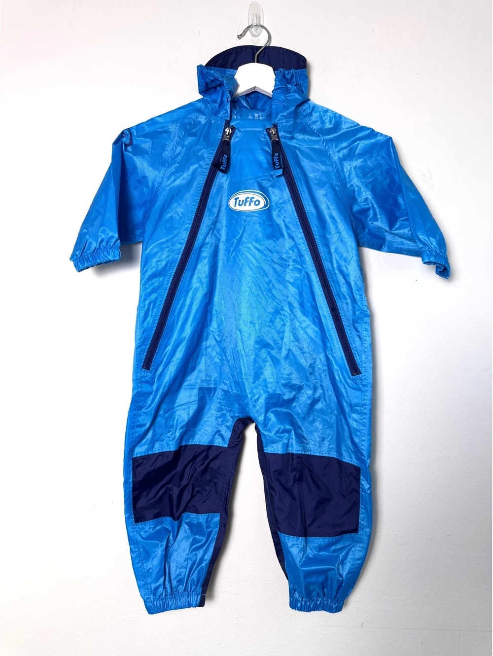 Tuffo Muddy Buddy blue rainsuit waterproof toddler size 2T